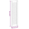 Kaapin Ovet Säleikkö Design 2 kpl 99x29,5 cm massiivipuu mänty