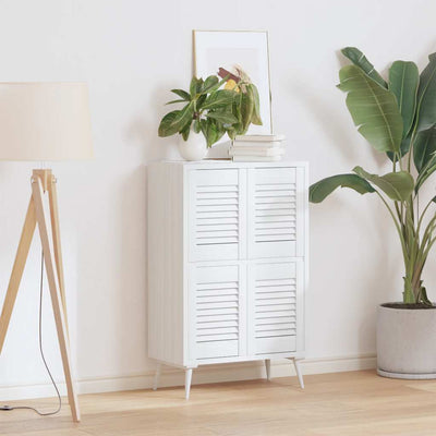 Valkoinen kaapistoovet säleikkö design Teudora 39,5x29,5cm (4 kpl)