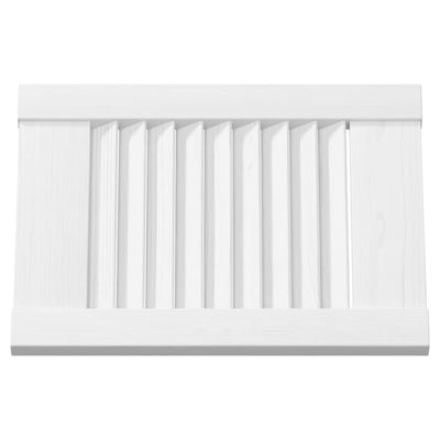 Valkoinen kaapistoovet säleikkö design Teudora 39,5x29,5cm (4 kpl)