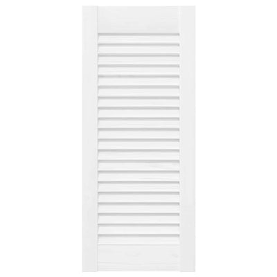 Valkoinen kaapin ovi säleikkö design Teudora 61,5x29,5cm