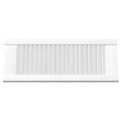 Valkoinen kaapin ovet säleikkö design Teudora 61,5x29,5cm (2 kpl)