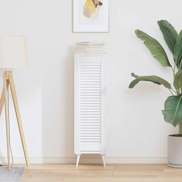 Kaappi Ovi Säleikkö Design Valkoinen 99x29,5 cm