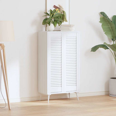 Valkoinen kaapistoovet säleikkö design Teudora 99x29,5cm (2 kpl)