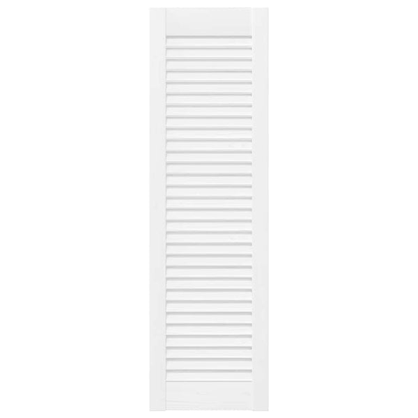 Kaapistoovet Säleikkö Design 2 kpl Valkoinen 99x29,5 cm