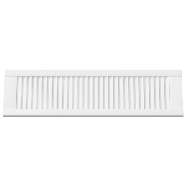 Kaapistoovet Säleikkö Design 2 kpl Valkoinen 99x29,5 cm