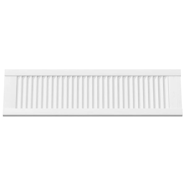Kaapistoovet Säleikkö Design 4 kpl Valkoinen 99x29,5 cm
