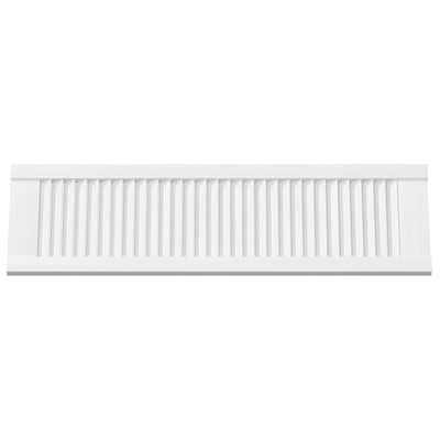 Valkoinen kaapistoovet säleikkö design Teudora 99x29,5cm (4 kpl)