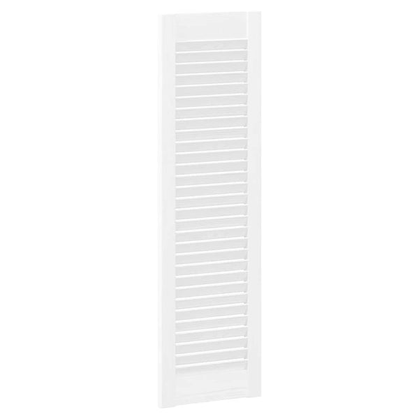 Kaapistoovet Säleikkö Design 4 kpl Valkoinen 99x29,5 cm