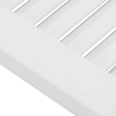 Valkoinen kaapistoovet säleikkö design Teudora 99x29,5cm (4 kpl)