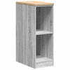 Autotallin säilytyskaappi harmaa sonoma 30x51x85 cm täysi mänty