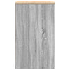 Autotallin säilytyskaappi harmaa sonoma 30x51x85 cm täysi mänty