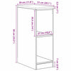 Autotallin säilytyskaappi harmaa sonoma 30x51x85 cm täysi mänty