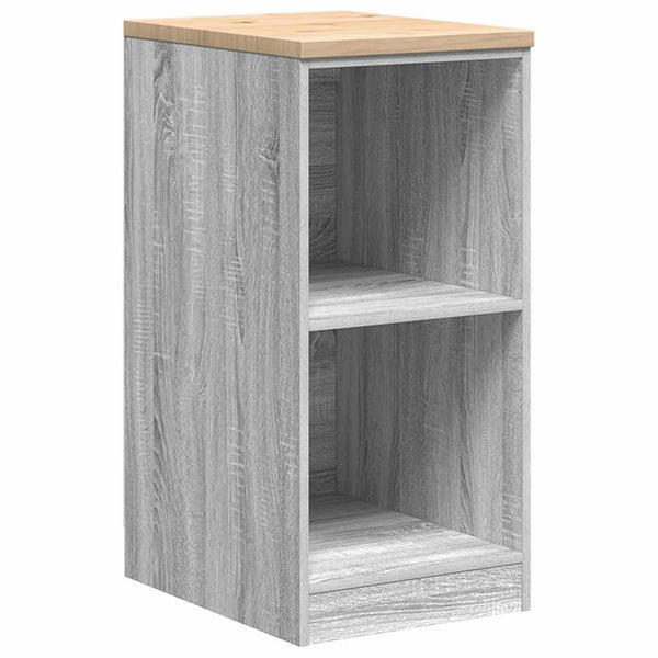Autotallin säilytyskaappi harmaa sonoma 40x51x85 cm täysi mänty