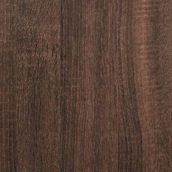 Autotallin säilytyskaappi ruskea tammi 40x51x85 cm täysi mänty