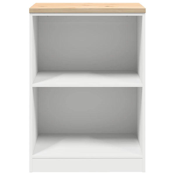 Autotallin säilytyskaappi valkoinen 60x51x85 cm täysi mänty