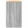Autotallin säilytyskaappi harmaa sonoma 60x51x85 cm täysi mänty