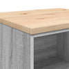 Autotallin säilytyskaappi harmaa sonoma 60x51x85 cm täysi mänty