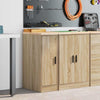 Autotallin säilytyskaappi sonoma tammi 30x51x85 cm täysi mänty