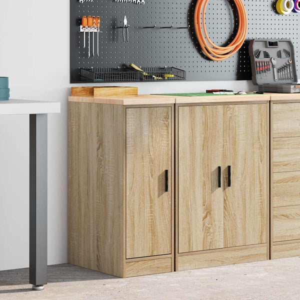Autotallin säilytyskaappi sonoma tammi 30x51x85 cm täysi mänty