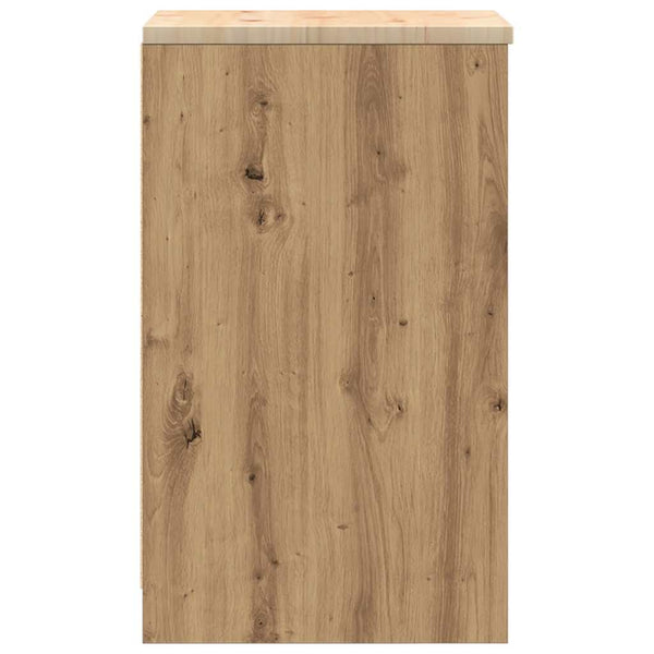 Autotallin säilytyskaappi 40x51x85 cm täysi mänty