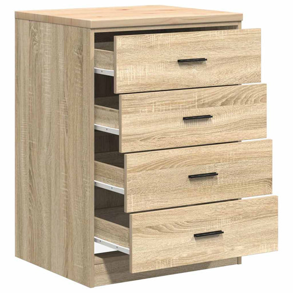 Autotallin säilytyskaappi sonoma tammi 60x51x85 cm täysi mänty