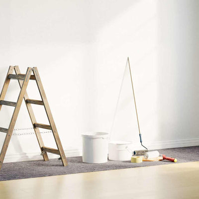 Harmaa liukumaton maalarin fleece Agna 1020cm (280 g/m²)