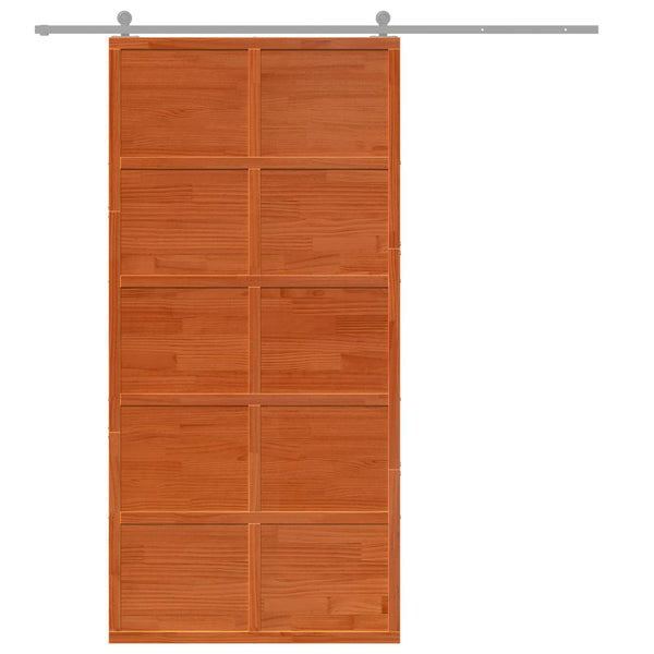 Ladon Ovi Vahanruskea 100 x 208 cm Täysi mänty
