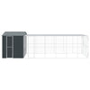 Lintuhäkki Antrasiitti 845 x 304 x 247 cm Galvanoitu teräs