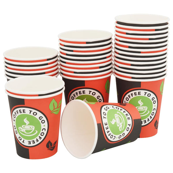Paperiset kahvikupit kansilla 1000 kpl 8oz 240ml