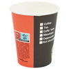 Paperiset kahvikupit kansilla 1000 kpl 8oz 240ml