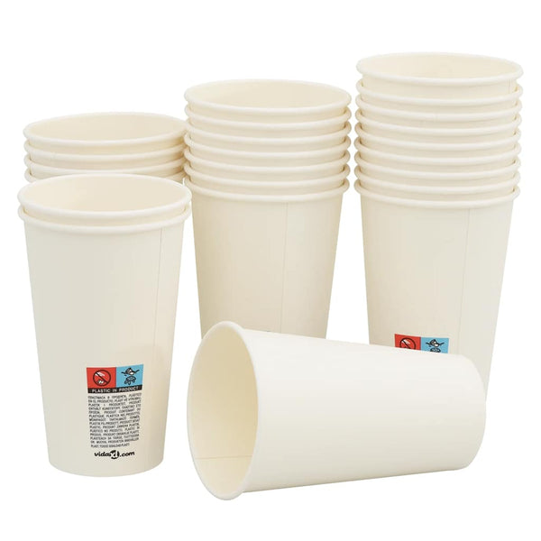 Paperiset kahvikupit kansilla 1000 kpl 16oz 400ml