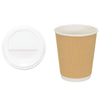 Paperiset kahvikupit kansilla 1000 kpl 8oz 200ml