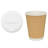 Paperiset kahvikupit kansilla 1000 kpl 16oz 400ml