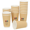 Paperiset kahvikupit kansilla 1000 kpl 16oz 400ml
