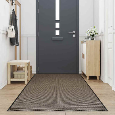 Ruskea ovimatto Ceola 115x500cm