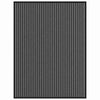 Ovenmatto Mustat ja harmaa 80 x 120 cm Polypropeeni ja PVC
