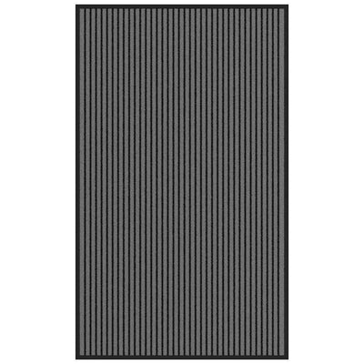 Musta ja harmaa ovimatto raidallinen Bettings 90x150cm