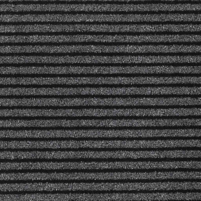 Musta ja harmaa ovimatto raidallinen Bettings 90x150cm