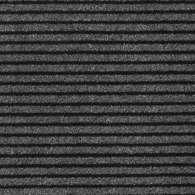 Musta ja harmaa ovimatto raidallinen Bettings 115x200cm
