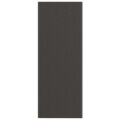 Musta ja harmaa ovimatto raidallinen Bettings 115x300cm