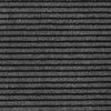 Musta ja harmaa ovimatto raidallinen Bettings 115x300cm