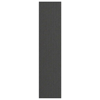 Musta ja harmaa ovimatto raidallinen Bettings 115x500cm
