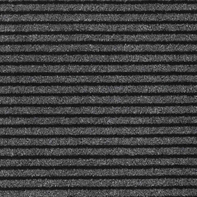 Musta ja harmaa ovimatto raidallinen Bettings 115x500cm