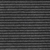 Musta ja harmaa ovimatto raidallinen Bettings 115x500cm