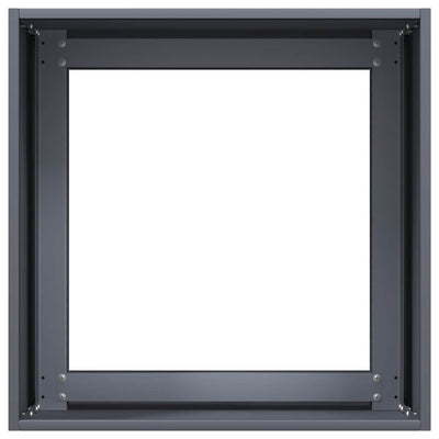 Kukkalaatikko antrasiitti 40x40x40 cm kylmävalssattu teräs