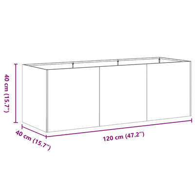 kylvökone 120x40x40 cm ruostumatonta terästä