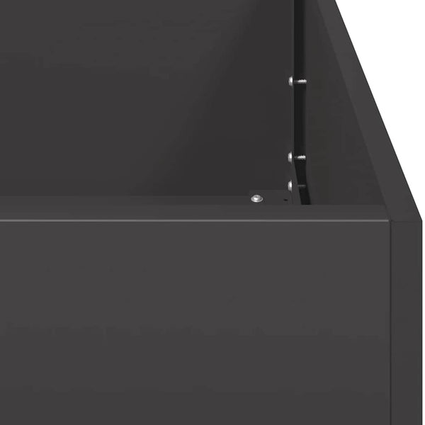 Musta kylvökone Mendu 40x40x80cm (kylmävalssattu teräs)