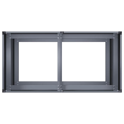 Kukkalaatikko antrasiitti 80x40x80 cm kylmävalssattu teräs
