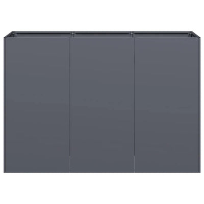 Kukkalaatikko antrasiitti 120x40x80 cm kylmävalssattu teräs