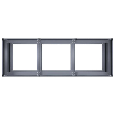 Kukkalaatikko antrasiitti 120x40x80 cm kylmävalssattu teräs